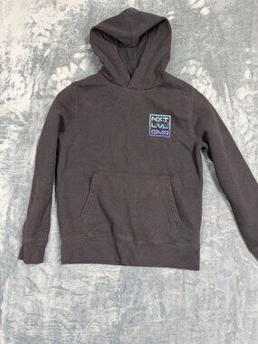 Tek Gear NXT LVL GMR Black Hoodie With Retro Gamer Graphics Size L Boys